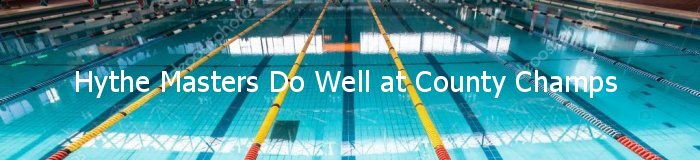 Hythe Masters Do Well at County Champs